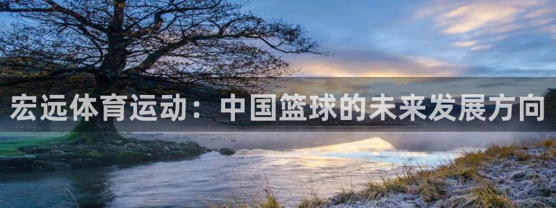 哈哈体育：宏远体育运动：中国篮球的未来发展方向