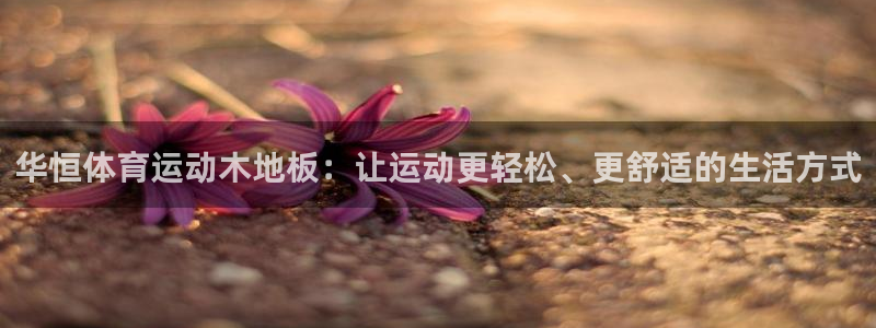 哈哈体育十年：华恒体育运动木地板：让运动更轻松、更舒适的生活方式
